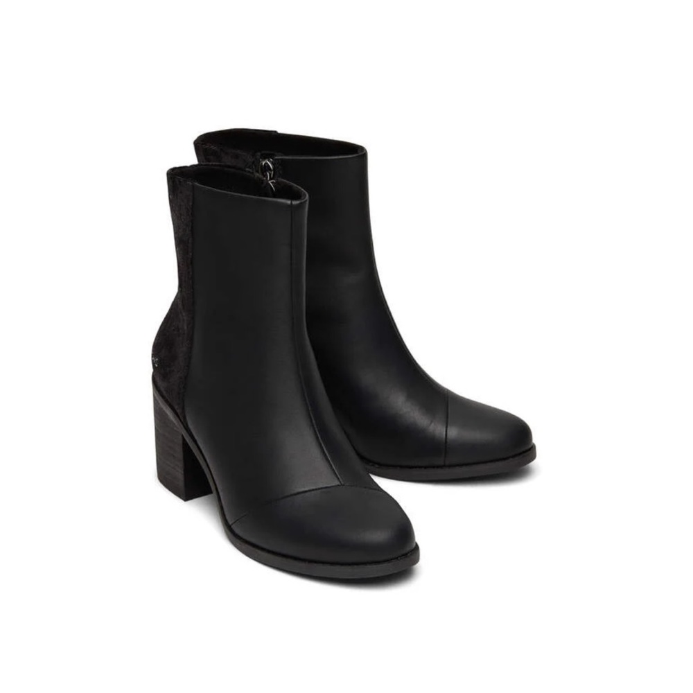 TOMS Evelyn Black Bootie